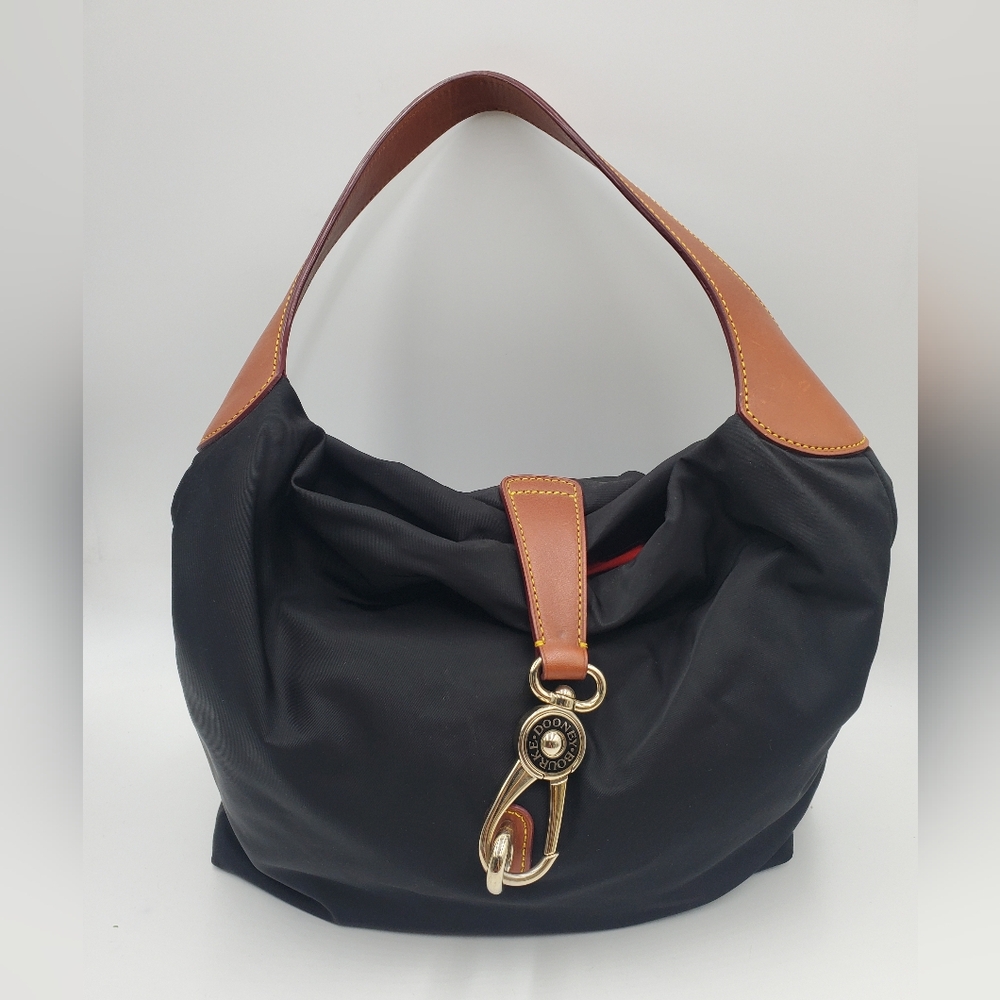Dooney and Bourke Nylon Logo Lock – Black
